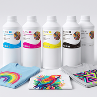 1000ml Tinta Dtg untuk Printhead Epson I3200 Tinta Pigmen Dtg Premium Tanpa Pre-Treat Tinta Dtg Dijual Grosir Dari Pabrik