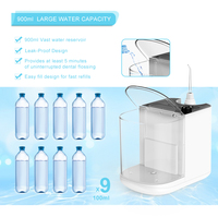 Irrigateur oral sans fil rechargeable de Flosser d'eau de bureau en gros d'usine avec le grand réservoir d'eau de 880ml