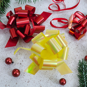 Factory Direct Custom Multitone Plastic <b>Pull</b> <b>Bow</b> Gift <b>Bow</b> for Seasonal Packaging Wedding Decoration - Product Image 3