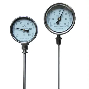 多用途温度計: 流体、ガス、蒸気用のデュアルメタル温度計