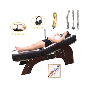 Ceragm Wervelkolom Meester V3 Verwarming Thermische Chiropractische Therapie Toermalijn Jade Roller Spa Tafel Elektrisch Ver Infrarood Massagebed