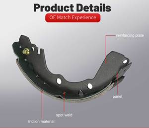 อะไหล่รถยนต์คุณภาพสูงสำหรับระบบรองเท้าในรถยนต์ขายส่ง - Product Image 2