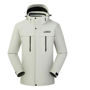 High Quality Customized Logo Hooded Windproof Waterproof <b>Fleece</b> <b>Jacket</b> for Unisex Winter Outdoor Sports with 3000mm Protection - Product Image 1