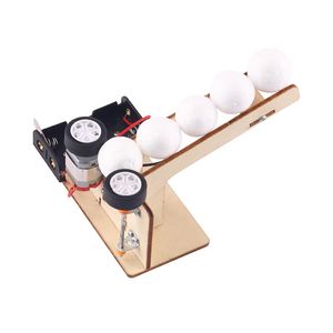 Machine à servir des balles automatique en bois DIY OKYN-G6535, kits de matériel d'assemblage faits à la main, technologie - Product Image 2