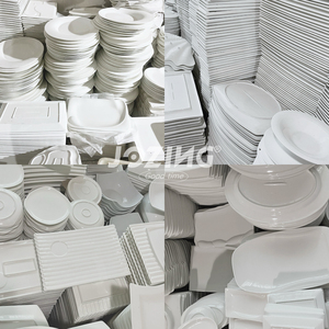 Crazy Discount Wholesale Mix Big Size White Ceramic <strong>Square</strong> <strong>Plate</strong> Dinnerware <strong>Set</strong> Sell by Ton - Product Image 3