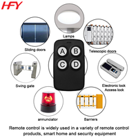 Télécommande sans fil double code de haute qualité compatible avec les portes de garage, avec indicateur LED pour les appareils électroménagers