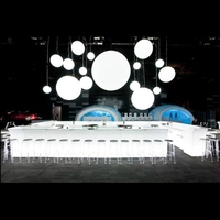 Table de bar extérieure créative de meubles lumineux LED directe d'usine pour les hôtels de centres commerciaux de KTV-Table de barre en plastique extérieure créative