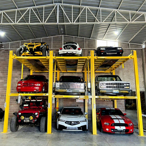 Elevador Hidráulico para Estacionamiento <span class=keywords><strong>de</strong></span> Autos Cherish CHFL4-3 <span class=keywords><strong>de</strong></span> 3 Niveles y 4 Postes con Capacidad <span class=keywords><strong>de</strong></span> 2000 kg por Nivel para 3 Autos, Ideal para <span class=keywords><strong>Concesionarios</strong></span> y Almacenamiento - Product Image 1