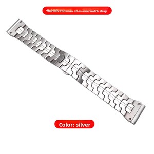 Correa de Repuesto de Acero Inoxidable Sólido Inspirada en Iron Man (22/26 mm) Compatible con Relojes Inteligentes <span class=keywords><strong>Garmin</strong></span> Fenix8/Fenix7X/Fenix6X/5X - Product Image 6