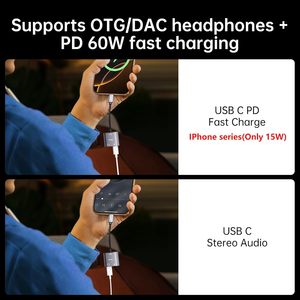 <span class=keywords><strong>Adaptateur</strong></span> Chargeur USB-C Double Type-C Biaze pour Ordinateur Portable et Téléphone Portable, 1 Entrée 2 Sorties, Charge Rapide 60W, en Alliage d'Aluminium - Product Image 5