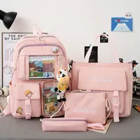 Lovely Japanese Style School Backpack Set for Girls