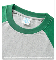 2025 impression personnalisée à manches longues décontracté Raglan Baseball t-shirt bonne qualité 270 Gsm 100% coton surdimensionné coupe solide Design blanc