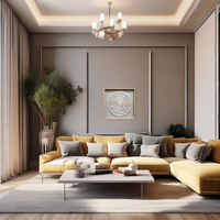 Cadre en plastique écologique classique, boîte à ombres murale, art déco fait main pour la décoration de la maison