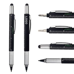 Stylo Bille Professionnel Multifonction en Plastique, Lot de 6 en 1, Écran Tactile pour Impression UV, Corps Sportif pour Articles Promotionnels en Gros - Product Image 1