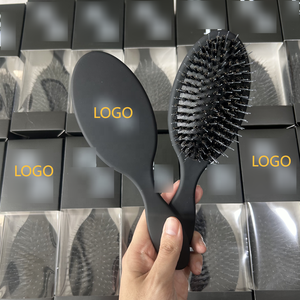 Brosses à <span class=keywords><strong>cheveux</strong></span> en poils de sanglier de haute qualité avec poils de sanglier en nylon Extensions de <span class=keywords><strong>cheveux</strong></span> en poils naturels et <span class=keywords><strong>brosse</strong></span> à <span class=keywords><strong>cheveux</strong></span> <span class=keywords><strong>fins</strong></span> - Product Image 2