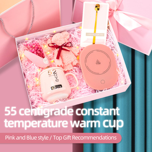 Juego <span class=keywords><strong>de</strong></span> <span class=keywords><strong>Regalo</strong></span> Romántico <span class=keywords><strong>de</strong></span> Cerámica Rosa <span class=keywords><strong>de</strong></span> Lujo con Mini Ventilador, Sombrilla, Masajeador <span class=keywords><strong>de</strong></span> Cuello, Taza Térmica 520 y Calentador <span class=keywords><strong>de</strong></span> Tazas <span class=keywords><strong>para</strong></span> <span class=keywords><strong>el</strong></span> Día <span class=keywords><strong>de</strong></span> San Valentín - Product Image 3