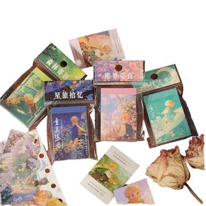 Personajes de Cuentos de Hadas Infantiles, Libro de Pegatinas Autoadhesivas de Acrílico/Papel, 50 Unidades por Paquete, Pequeño y Portátil, Decorativo - Product Image 1