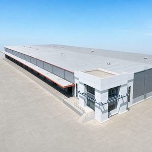 Atelier et usine préfabriqués en structure métallique avec surface en acier Q355/Q235 galvanisé à chaud, durée de vie de 20 ans - Product Image 1