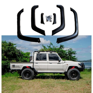 YBJ ซุ้มล้อ6ชิ้นสำหรับ Land Cruiser 76 70 2007-2021 FJ79ห้องโดยสารคู่4ประตูรับ LC79เปลวไฟ - Product Image 6