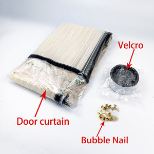 해충 방제 핫 세일 폴리 에스테르 문 장식 메쉬 스크린 자기 방지 모기 커튼 - Product Image 6