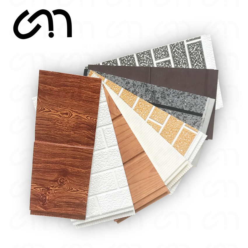 16 мм утепленная Водонепроницаемая полиуретановая пена металлический сайдинг стеновые панели для стен