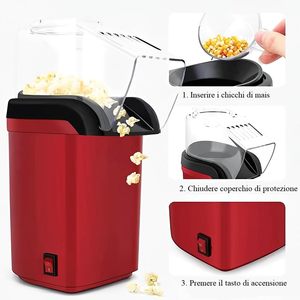 Máquina eléctrica para hacer palomitas de maíz con aire caliente, capacidad de 60 g, 12x18x26 cm, palomitas de maíz rápidas listas en 2 minutos. - Product Image 3