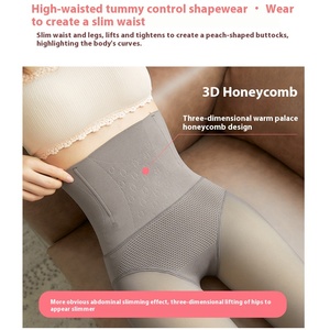 Hôtesse de l'air femme Leggings gris automne hiver polaire doublé collants transparents taille haute contrôle du ventre hanche ascenseur vêtements d'extérieur <span class=keywords><strong>faux</strong></span> <span class=keywords><strong>transparent</strong></span> - Product Image 2