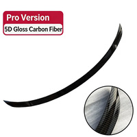 Aileron de coffre arrière universel en fibre de carbone de haute qualité, style bec de canard, noir brillant, pour berline Model Y 2025+, vente en gros