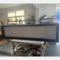 Enseigne lumineuse en acrylique LED personnalisée avec cadre en alliage d'aluminium pour devanture de magasin, utilisation intérieure/extérieure