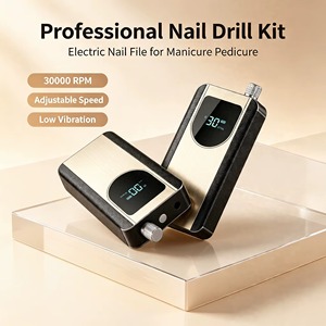 Machine à ongles professionnelle 30000 tr/min, portable, rechargeable, électrique, moteur sans balais, qualité salon - Product Image 3