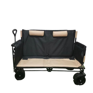 Chariot de siège pliable avec deux sièges amovibles et lavables pour voyager et l'extérieur <span class=keywords><strong>lit</strong></span> pratique - Product Image 2