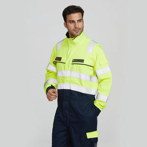 Combinaisons ignifuges Xk-220056 avec bandes réfléchissantes haute visibilité pour vêtements de sécurité au travail industriel - Product Image 2