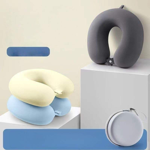 Cuscino Cervicale Ergonomico in Memory Foam Effetto Seta Ghiacciata, per Viaggi in Aereo, Auto e Riposini in Ufficio - Product Image 5