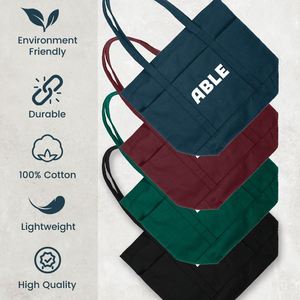 Sac fourre-tout en toile color block avec logo personnalisé et poignée contrastante pour le sport, la plage, ou comme cadeau promotionnel - Product Image 6