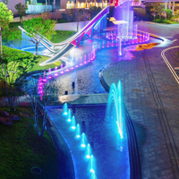 Fuente Comercial para Piscina Chaohua, Acero Inoxidable 304, Diseño Moderno, Control de Música LED para Exteriores, Duradera, 110V/220V, 1 Año de Garantía