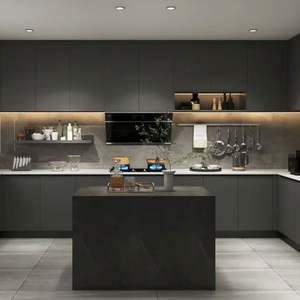 Fabricante de armarios de cocina modulares, armario de diseño personalizado - Product Image 1