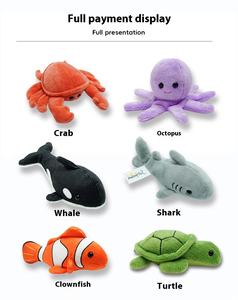 Juego de marionetas de dedo rellenas personalizadas, Mini Animal marino, juego de rol, marioneta de dedo de Animal divertido para niños, narración de cuentos - Product Image 6