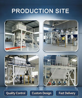 Machine professionnelle de fabrication de peinture routière, usine de production automatisée avec cellule de pesage et silo, 8 à 12 TPH, certifiée CE ISO