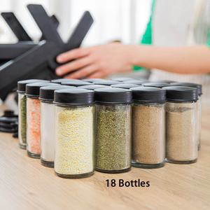 Keukenwiel Roterend Kruidenrek Kruidenrek Met Flessen 18 Potten Glazen Kruidenrek <span class=keywords><strong>Organizer</strong></span> - Product Image 5