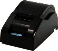 Imprimante de reçus mini SCPOS 58 mm, papier 384 dpi pour commerces de détail/mode, vitesse d'impression 90 mm/secondes, durée de vie 50 km, interface USB, garantie 1 an