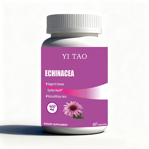 Complément alimentaire à base d'échinacée personnalisable de marque propre, fournissant énergie et soutien immunitaire pour les hommes et les femmes, sous forme de capsules. - Product Image 1