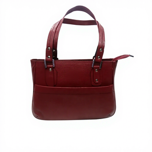 Sacs à main de grande taille en cuir de vache véritable de qualité supérieure, durables, avec fermeture éclair, imperméables, écologiques, doux et légers, de la marque BS INTERNATIONAL - Product Image 3