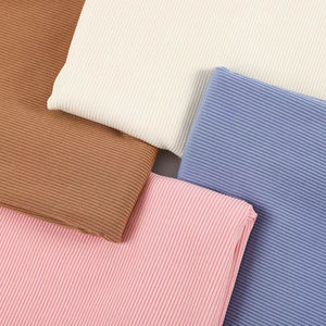 Custom Design OEM ODM Premium Elastic <b>Polyester</b> Cotton Ribbed TC Rib <b>Fabric</b> for Shirt Cuff - Product Image 5