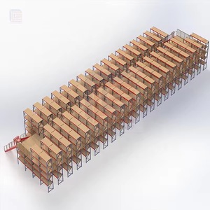 Schwerlast-Stahlpalettenregale mit Epoxidpulverbeschichtung, 400-600 kg Tragkraft, Abnehmbares Stapelbares Design für Industrielle Frachtlagerung - Product Image 2