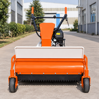 Antspower Industrial – Tondeuse à fléaux sur chenilles de 700 mm de largeur de coupe, pour l'agriculture et le jardin, coupe-herbe à essence 10 CV