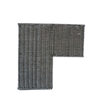 Fhxh — panier de rangement en rotin, plastique tissé à la main, fait à la main, osier, escalier, avec poignée, vente en gros