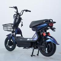 Vélo électrique 48V homologué CEE COC pour la ville, avec panier avant et siège double pour passager, trottinette électrique pour adultes