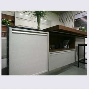 Meubles de cuisine modulaires en <span class=keywords><strong>bois</strong></span> massif de style européen français, sur mesure, couleur <span class=keywords><strong>et</strong></span> taille personnalisables, écologiques, pour villa - Product Image 2