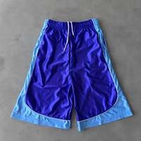 Shorts de basketball longs pour hommes, coupe ample, en polyester avec détails de passepoil, personnalisables OEM/ODM – Fournisseur de vêtements sur mesure