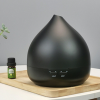 Diffuseur d'aromathérapie LED 400 ml en gros, diffuseur à grain de bois 400 ml, diffuseur d'huiles essentielles électrique ultrasonique